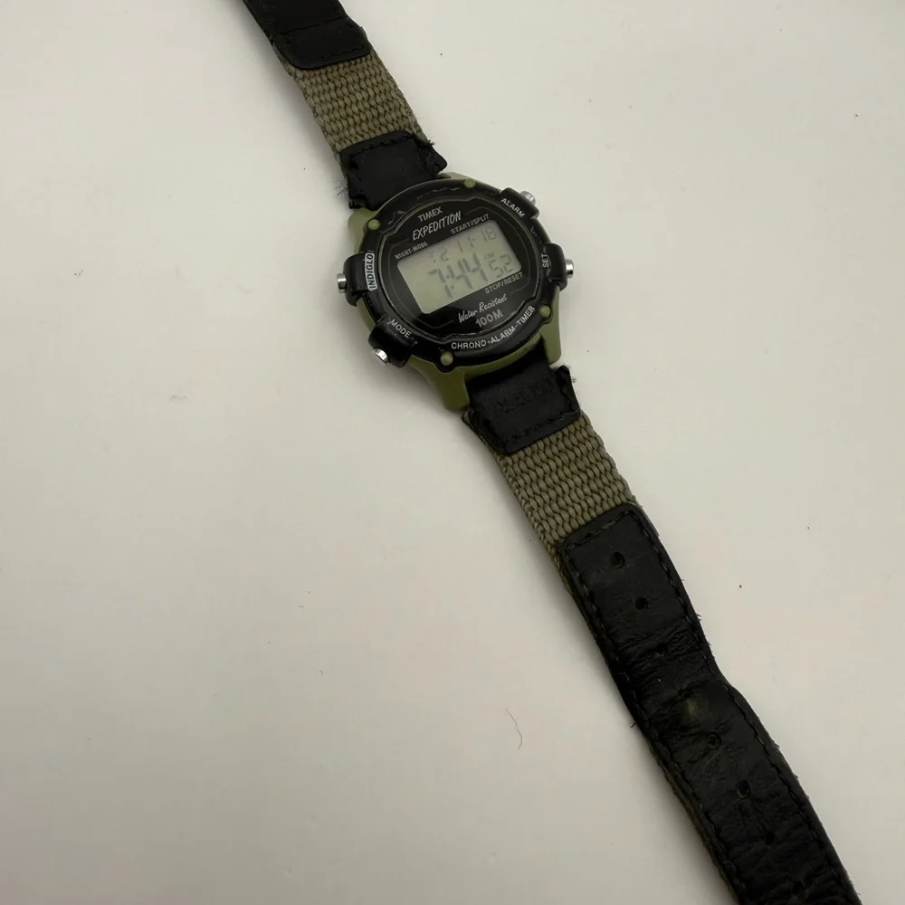 Timex Expedition Chrono Alarm Timer 41mm Digital Women's Watch (New Battery)